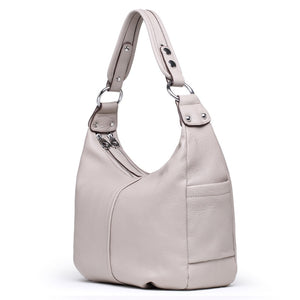 Genuine LeatherTote Style Messenger Handbag