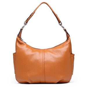 Genuine LeatherTote Style Messenger Handbag