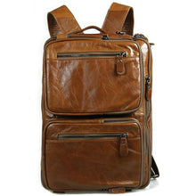 Load image into Gallery viewer, Multi-Function Genuine Leather Men&#39;s Backpack