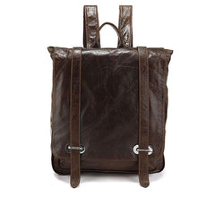 Load image into Gallery viewer, Oil Waxed Genuine Leather Travel Backpack