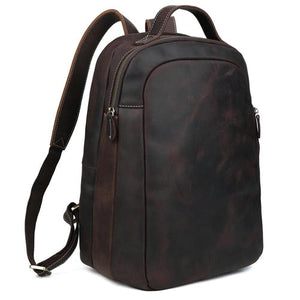 Genuine Leather Laptop Backpack