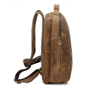 Genuine Leather Laptop Backpack