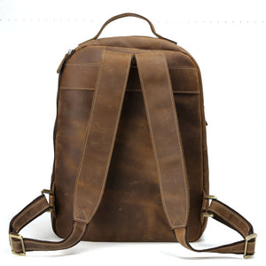 Genuine Leather Laptop Backpack