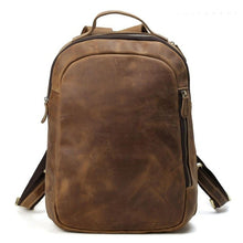 Load image into Gallery viewer, Genuine Leather Laptop Backpack