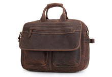 Load image into Gallery viewer, Mens Messenger Leather Bag