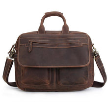 Load image into Gallery viewer, Mens Messenger Leather Bag