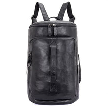 Load image into Gallery viewer, 17inches Genuine Leather Vintage Casual Backpack