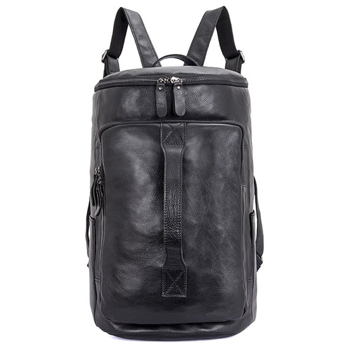 17inches Genuine Leather Vintage Casual Backpack