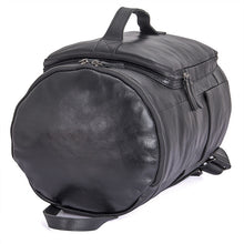 Load image into Gallery viewer, 17inches Genuine Leather Vintage Casual Backpack