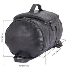 Load image into Gallery viewer, 17inches Genuine Leather Vintage Casual Backpack