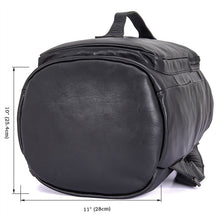 Load image into Gallery viewer, 17inches Genuine Leather Vintage Casual Backpack