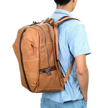 Load image into Gallery viewer, Genuine Leather Men Backpack