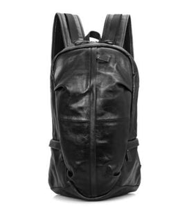 Genuine Leather Men Backpack