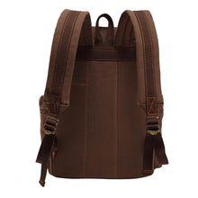 Load image into Gallery viewer, Canvas Backpac Vintage Canvas Leather Backpack Hiking Daypacks Computers Laptop