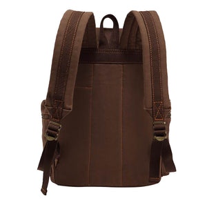 Canvas Backpac Vintage Canvas Leather Backpack Hiking Daypacks Computers Laptop