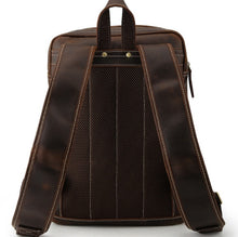 Load image into Gallery viewer, Genuine Leather Vintage Style Backpack