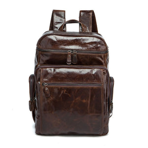 High-Grade Genuine Cow Leather Backpack