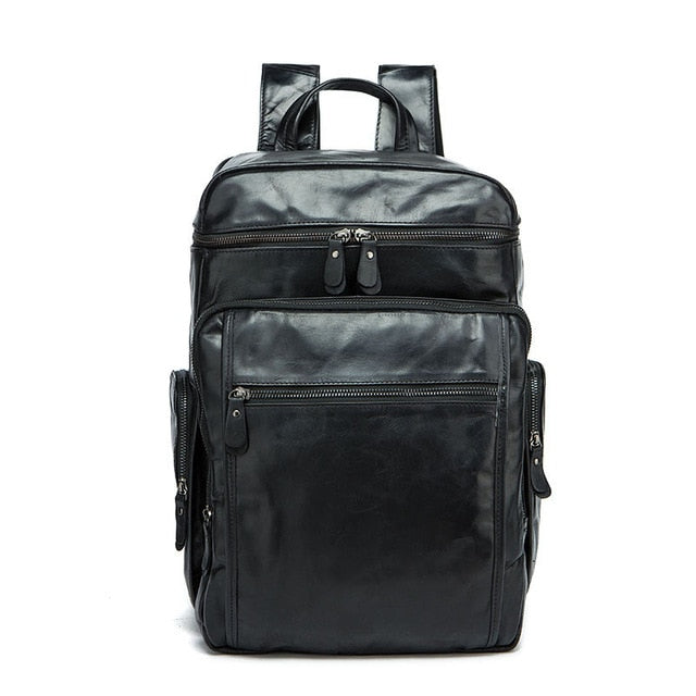 High-Grade Genuine Cow Leather Backpack