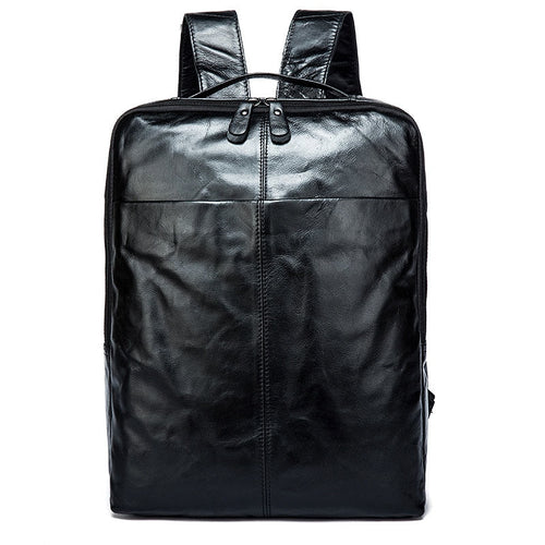 First Layer Cowhide Men's Laptop Backpacks