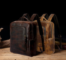 Load image into Gallery viewer, Retro Genuine Leather Backpack