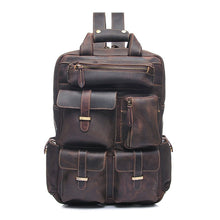 Load image into Gallery viewer, Designer Genuine Leather Men&#39;s Backpack