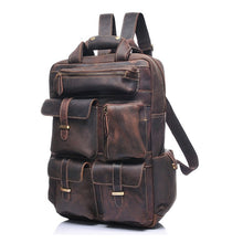 Load image into Gallery viewer, Designer Genuine Leather Men&#39;s Backpack