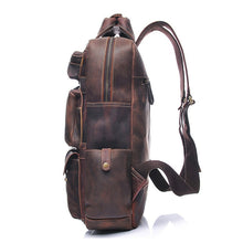 Load image into Gallery viewer, Designer Genuine Leather Men&#39;s Backpack