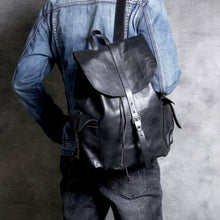 Load image into Gallery viewer, Women Cow Leather backpack