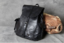 Load image into Gallery viewer, Women Cow Leather backpack